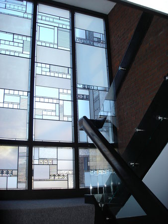 The Glass Studio, Toronto - 6-panel landing window